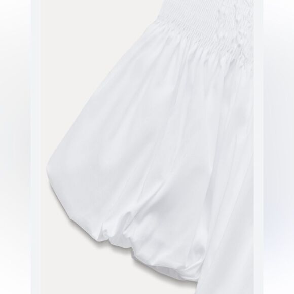 Zara off the shoulder top with elasticated detail - Picture 3 of 3